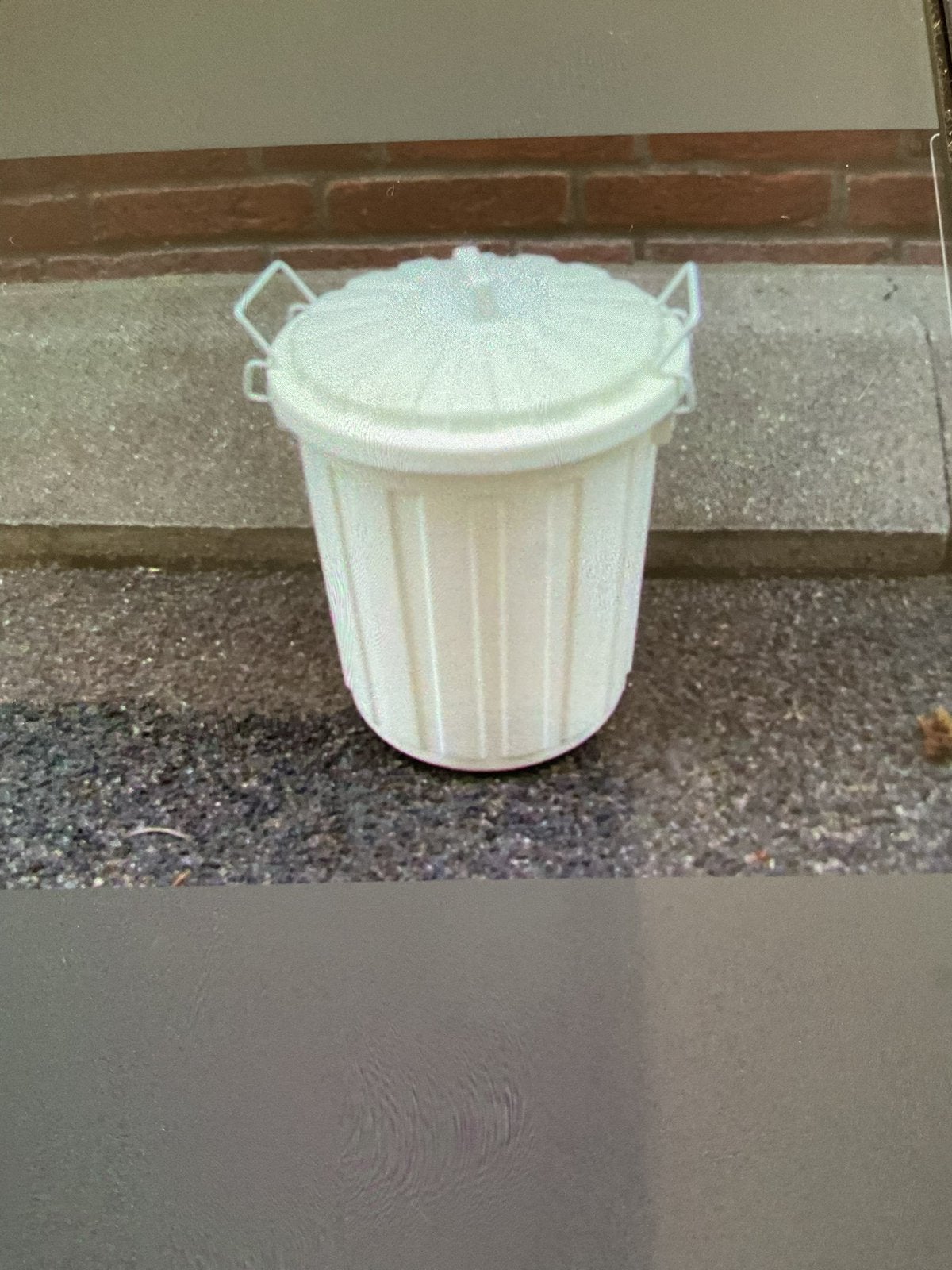 Afsluitbare prullenbakje voor kamperen, Wit, Overige typen, Ophalen of Verzenden, Zo goed als nieuw