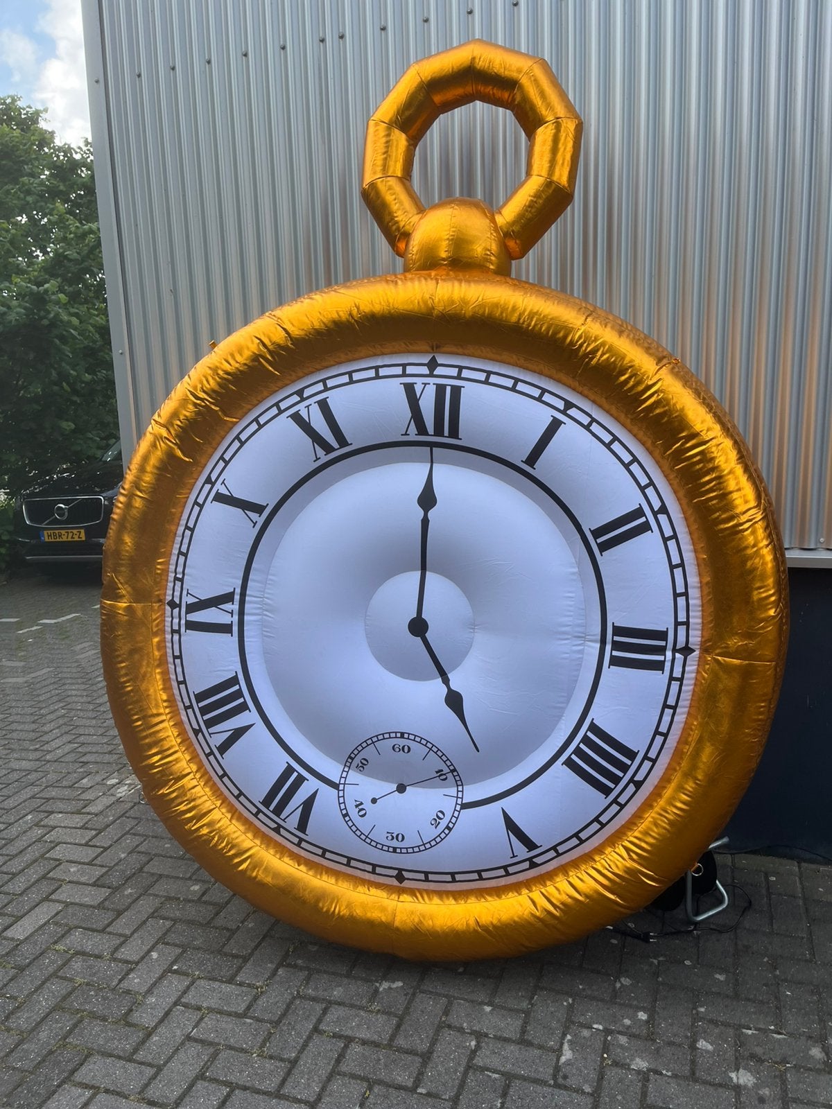 Opblaasbare Klok Alice in Wonderland - Festival Decoratie, Ophalen of Verzenden, Gebruikt, Fantasy