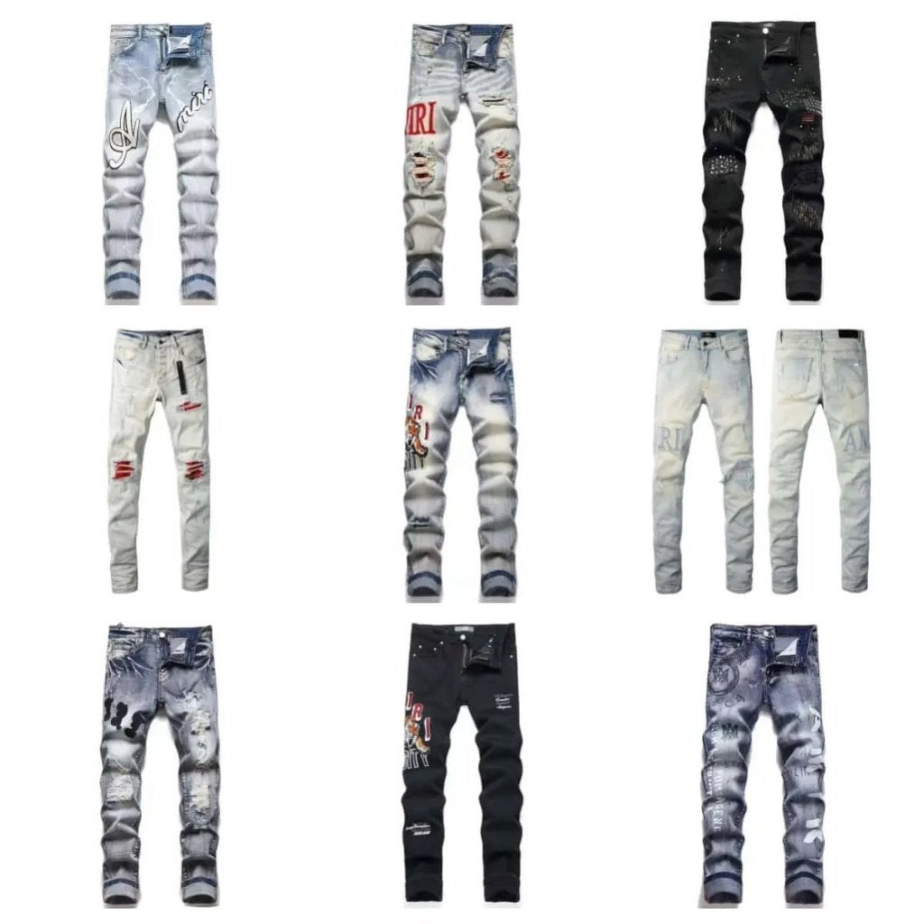 Amiri Jeans, Kleding | Heren, Spijkerbroeken en Jeans, Ophalen of Verzenden, Nieuw, Blauw, W33 - W34 (confectie 48/50)