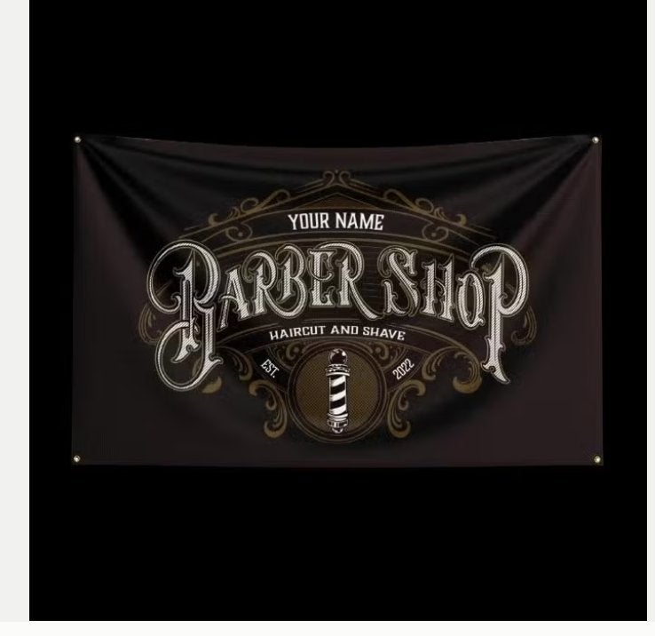 Grote vlaggen Kapper / Barber shop (150x90cm), Ophalen of Verzenden, Nieuw
