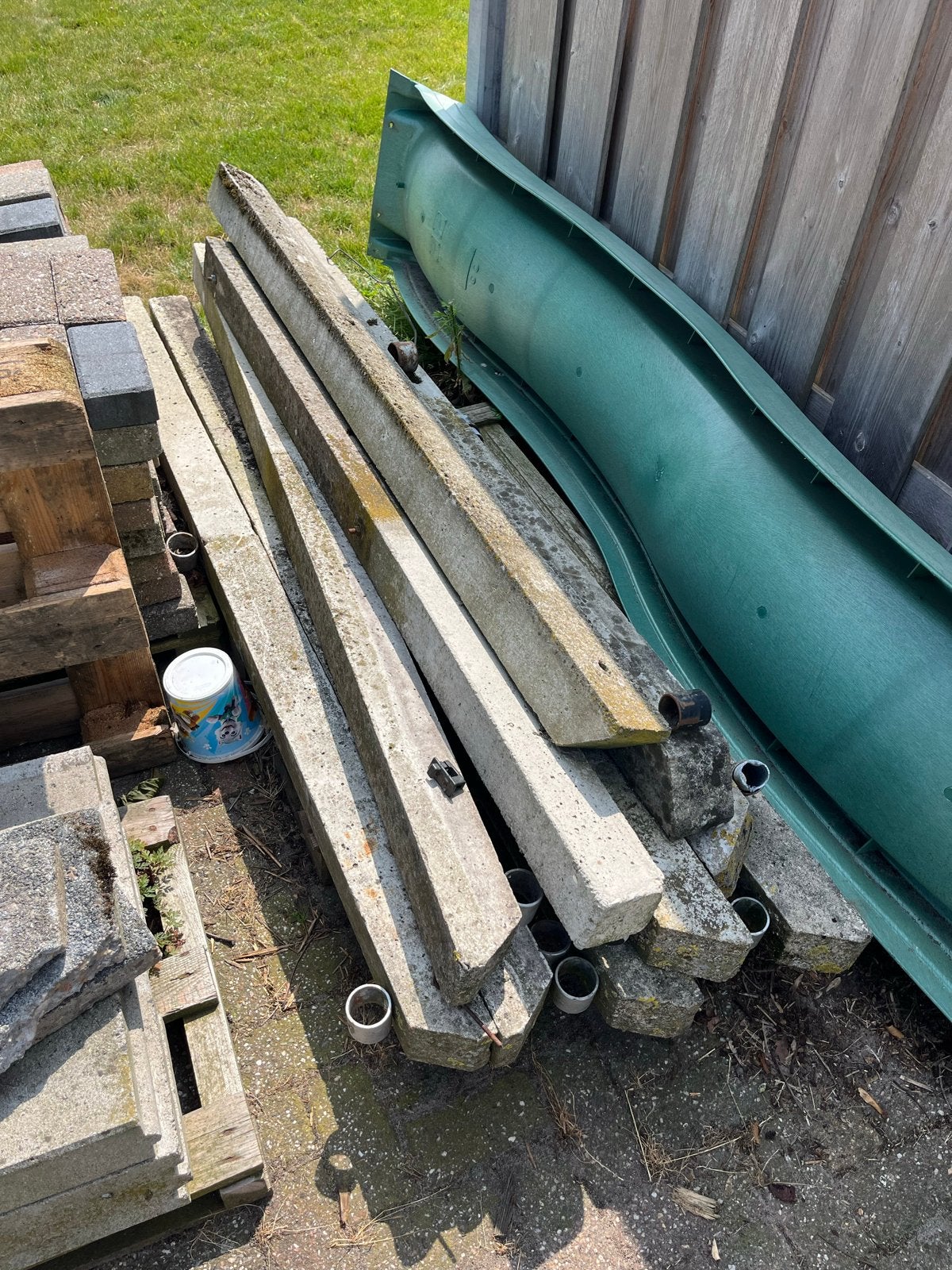 Diverse gebruikte betonpalen, Ophalen, Gebruikt, 250 cm of meer, Palen