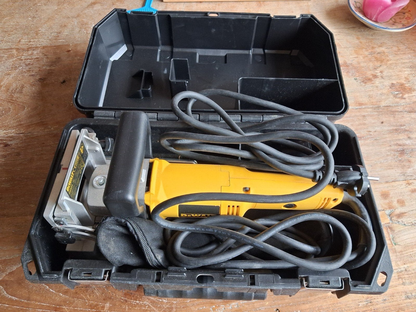 Dewalt Lamellenfrees in koffer - Zo goed als nieuw, Ophalen, Lamellenfrees, Zo goed als nieuw, Dewalt