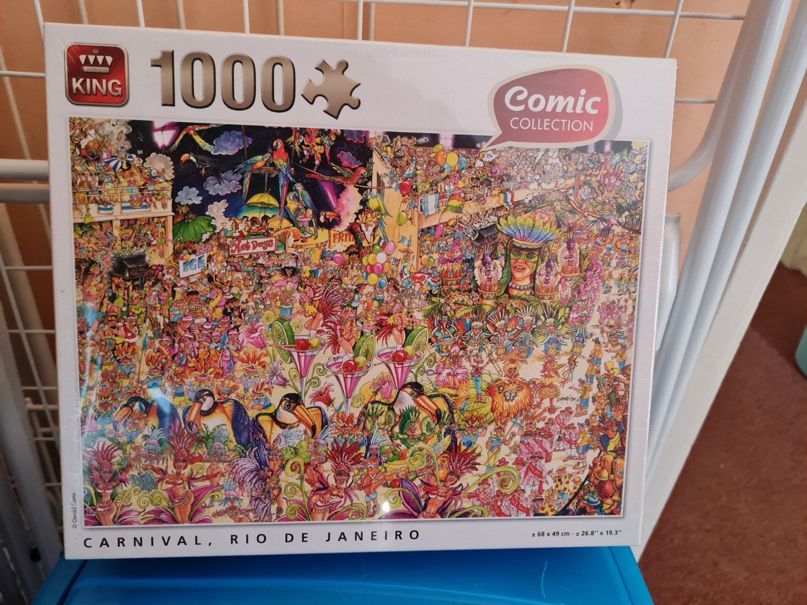 Nieuwe King Legpuzzel 1000 Stukjes - Carnaval Rio, Ophalen of Verzenden, 500 t/m 1500 stukjes, Nieuw, Legpuzzel