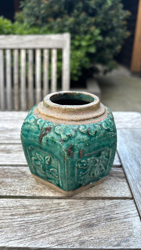 Groene gemberpot, Ophalen of Verzenden