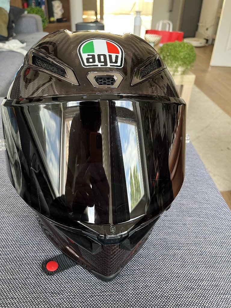 AGV PISTA GP RR Glossy Red Carbon Motorhelm (M), Motoren, Kleding | Motorhelmen, Ophalen, M, Heren, Tweedehands