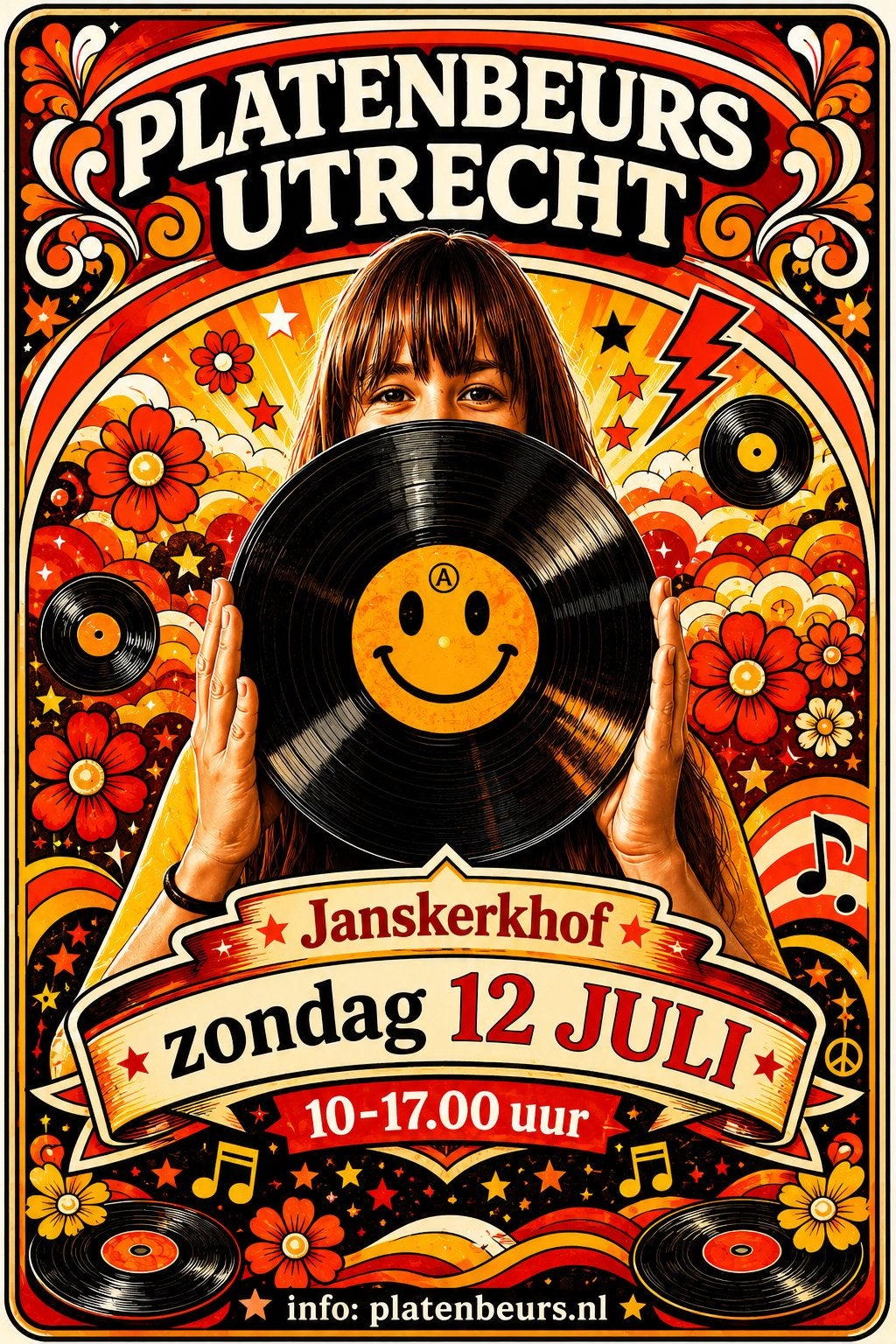 Platenbeurs Utrecht zondag 12 juli Janskerkhof, Cd's en Dvd's, Vinyl | Pop, Nieuw in verpakking, Overige formaten, Ophalen of Verzenden