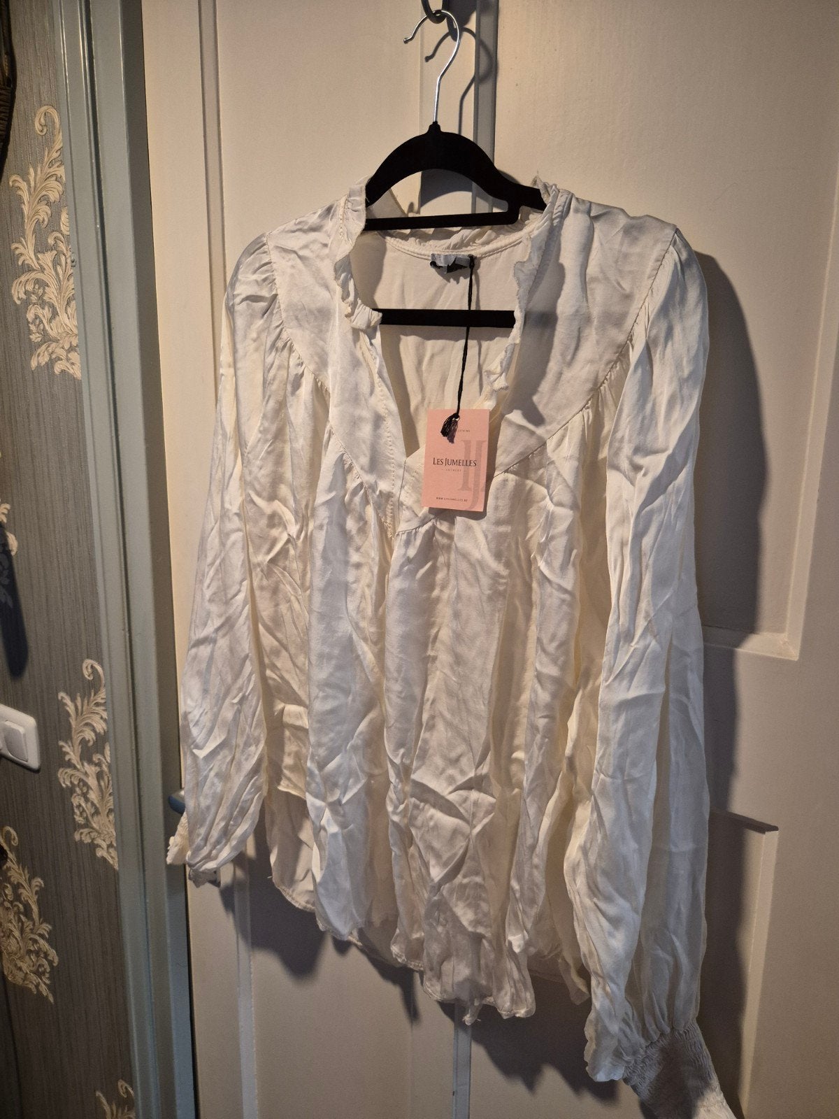 Les Jumelles Iris Blouse Off White - Nieuw met kaartje, Maat 38/40 (M), Wit, Nieuw, Ophalen of Verzenden