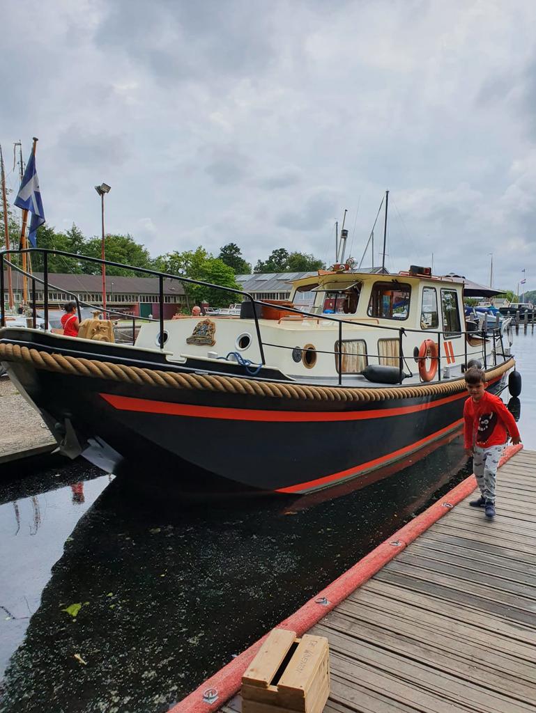 Stoere stalen Vlet 10,60 m, Watersport en Boten, Motorboten en Motorjachten, Ophalen, Gebruikt