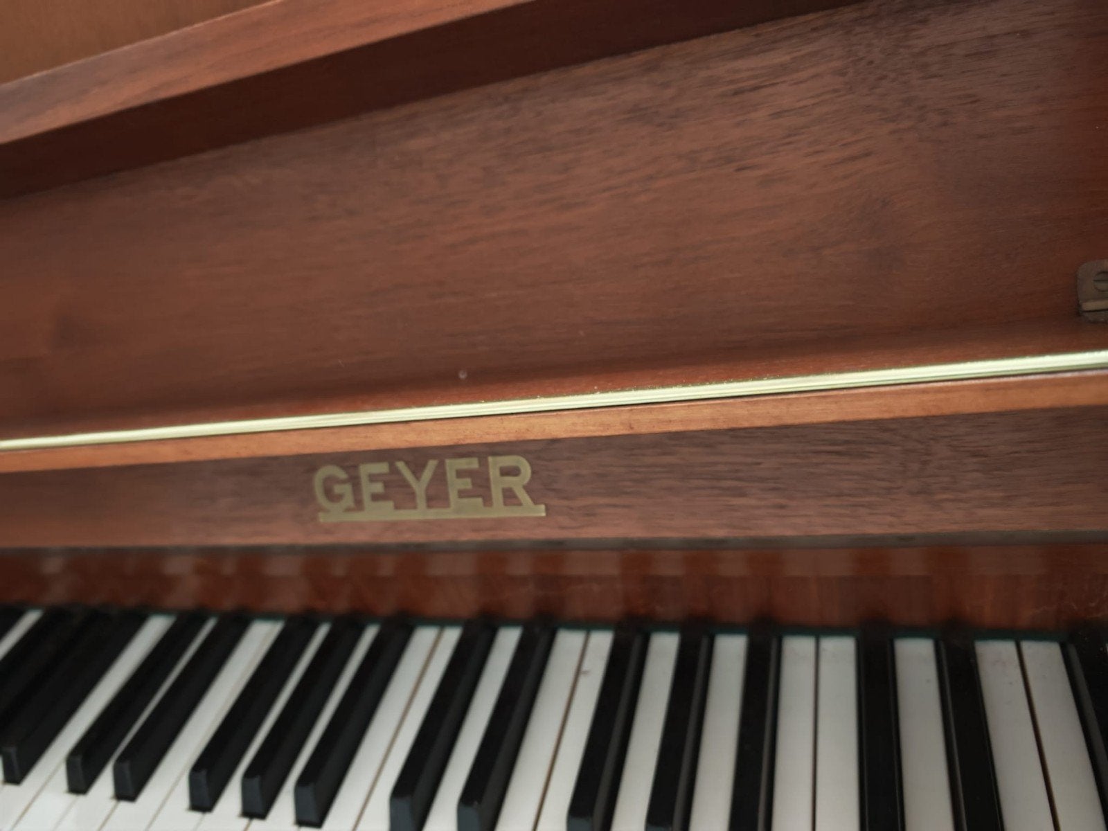 Geyer Piano - Gebruikt, Bruin, Ophalen, Gebruikt, Bruin, Piano