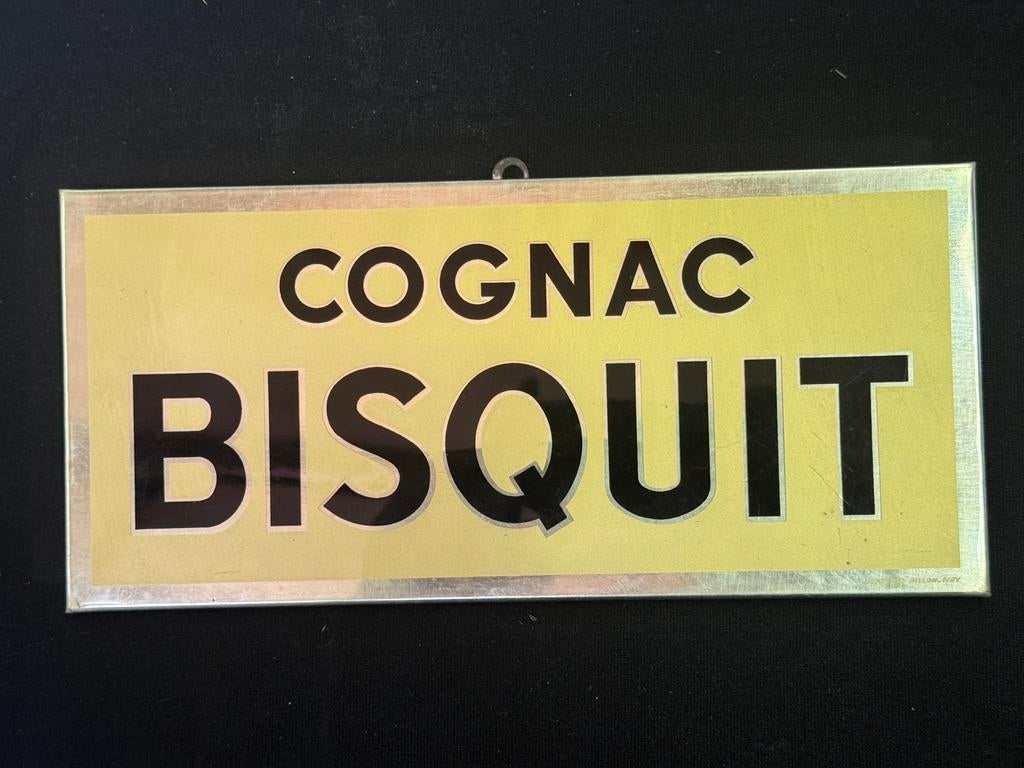 Origineel COGNAC reclame bordje, Ophalen, Zo goed als nieuw, Reclamebord