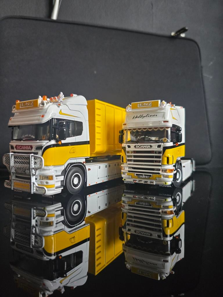 Wsi Set Lenz, Hobby en Vrije tijd, Modelauto's | 1:50, Ophalen of Verzenden, Zo goed als nieuw, Bus of Vrachtwagen, Wsi