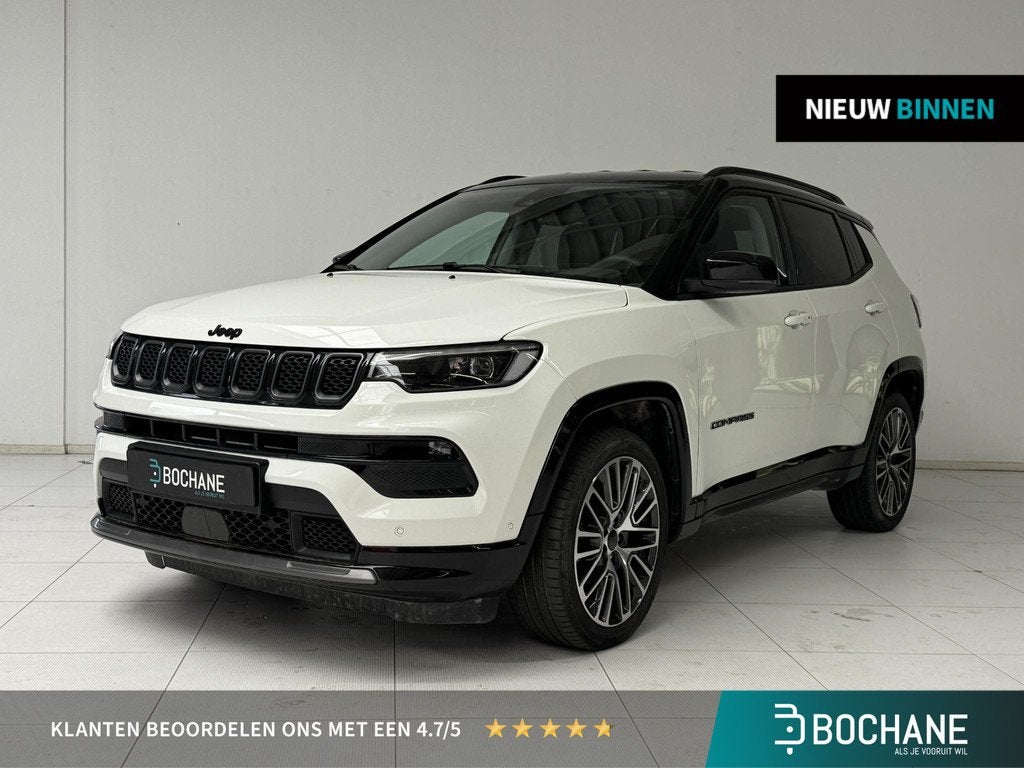 Jeep Compass 1.5T e-Hybrid Summit | Apple CarPlay / Android, Auto's, Jeep, Bedrijf, Te koop, Compass, ABS, Achteruitrijcamera
