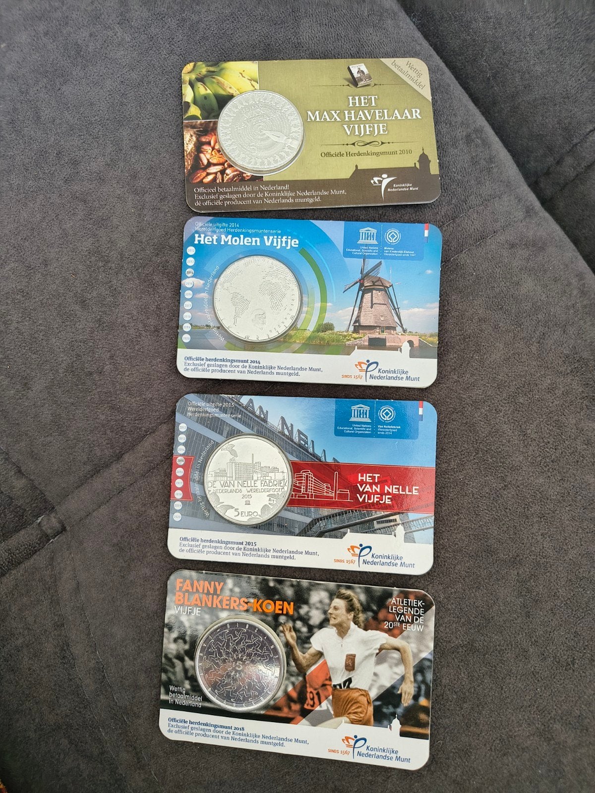 verzilverde herdenkingsmunten, Ophalen of Verzenden, Overige landen, 5 euro