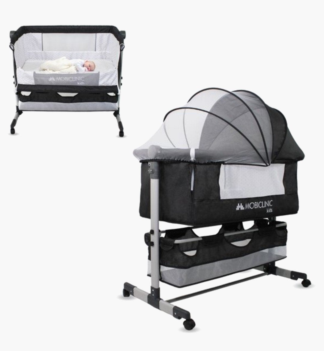 Mobiclinic Night- Co-sleeper - Baby Bed
- Meegroeibed-3 vers, Ophalen, Zo goed als nieuw, Wieg