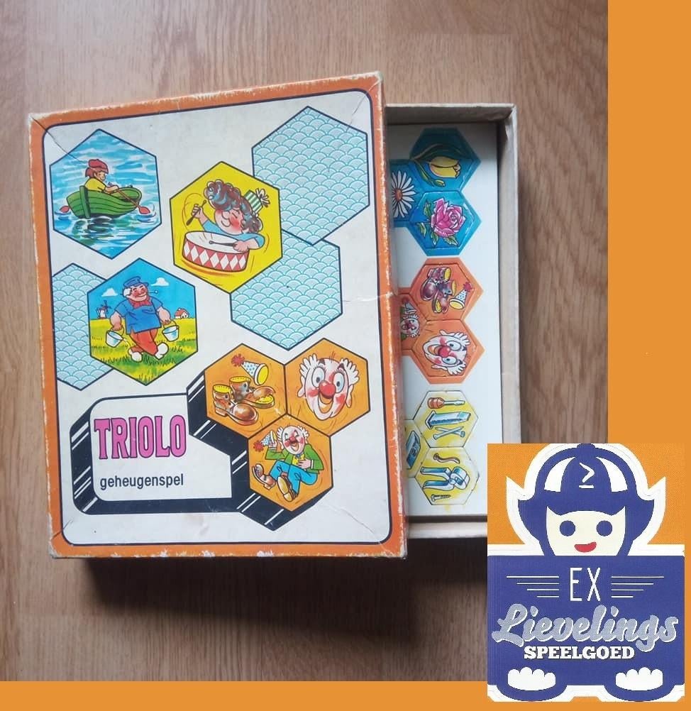 Triolo geheugenspel (memorie spel) Vintage, Vijf spelers of meer, Ophalen of Verzenden, Zo goed als nieuw