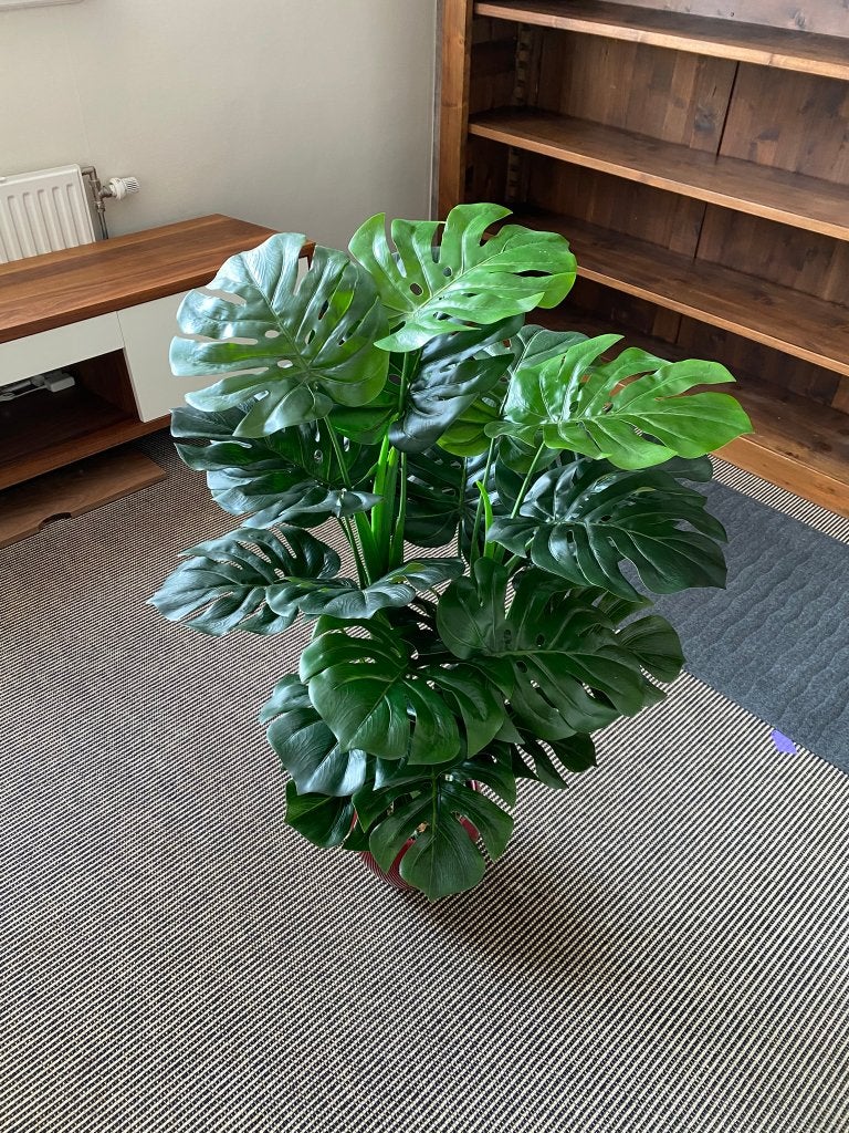 Kunstplanten monstera en overige, Ophalen, Binnen, Groen, 100 cm