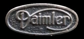 Daimler speld- grijs gelakt, Verzenden, Nieuw, Transport, Button