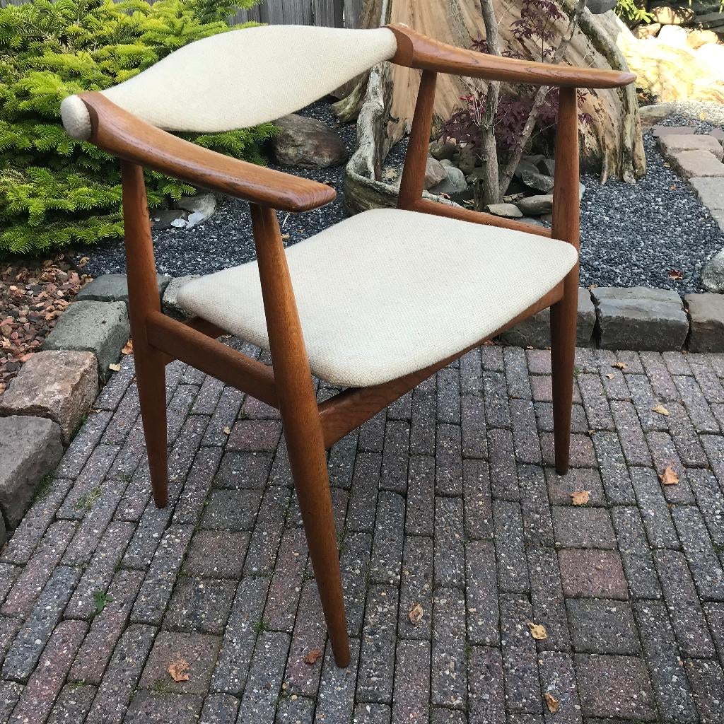The Yoke CH-34 stoel chair Hans J. Wegner vintage, Huis en Inrichting, Ophalen, Gebruikt, Bruin, Nvt