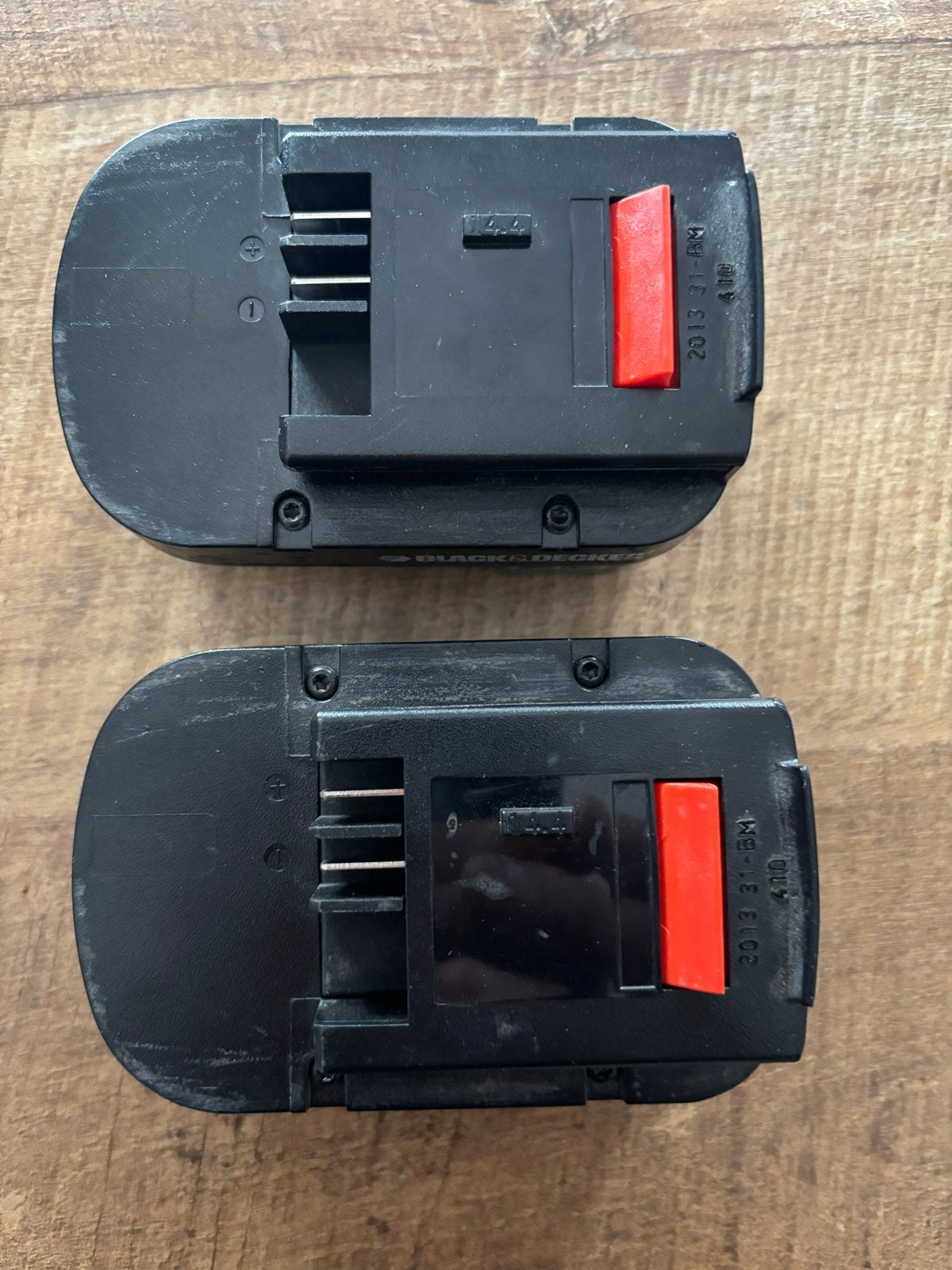 Black & Decker 14.4V Accu's (2 stuks), Ophalen of Verzenden, Gebruikt
