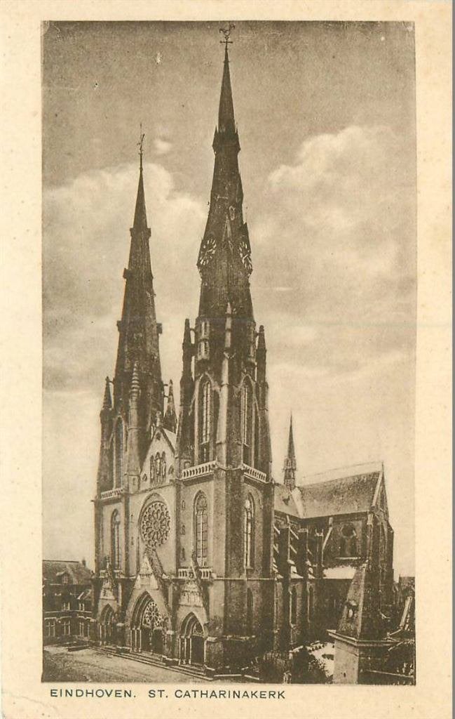 388-541-009 Eindhoven St Catharinakerk, Verzenden, Voor 1920, Noord-Brabant