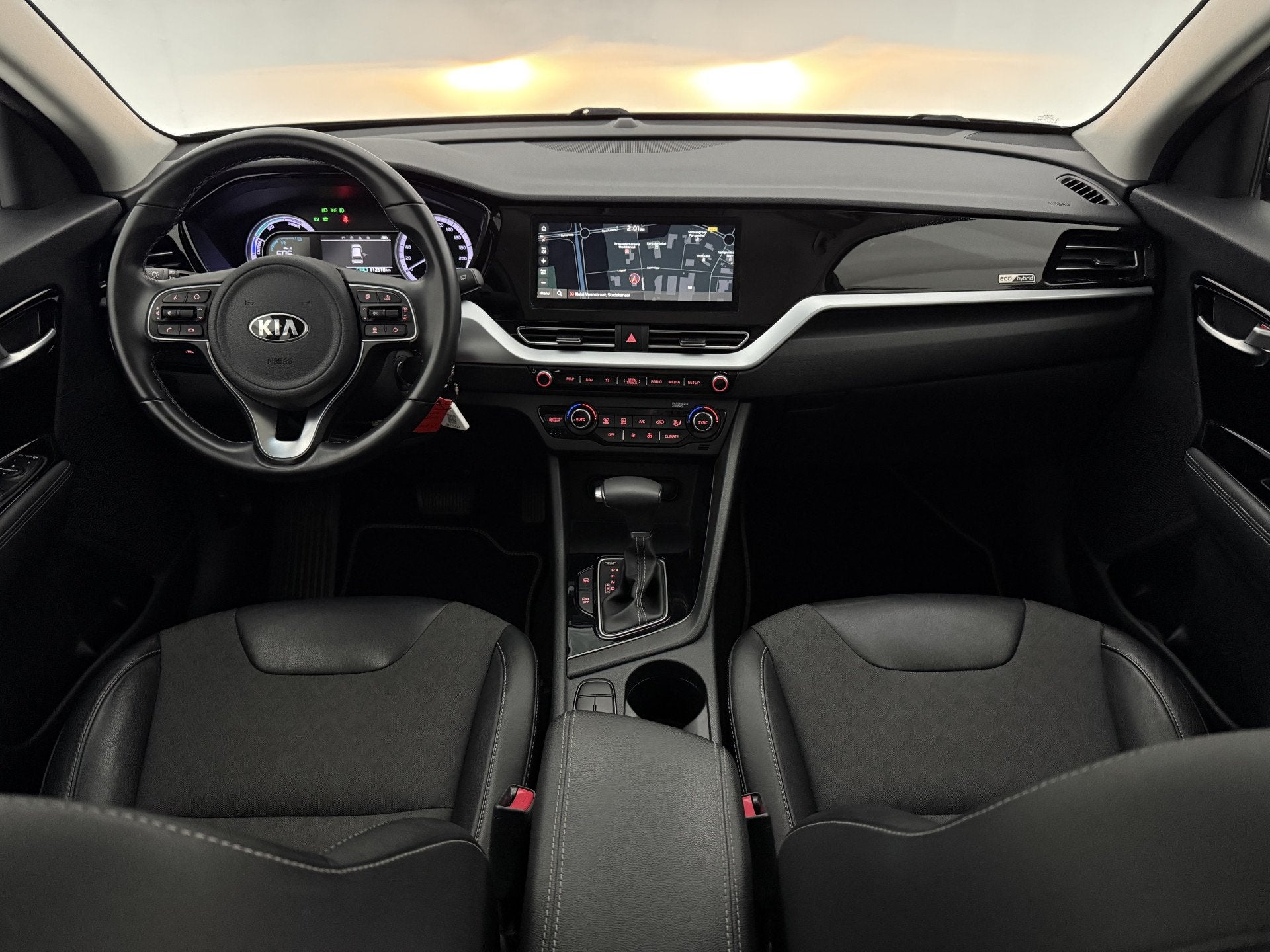 Kia Niro 1.6 GDi Hybrid DynamicLine | Camera | Clima | Carpl, Auto's, Gebruikt, Euro 6, Blauw, Origineel Nederlands
