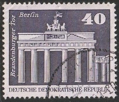 DDR 1973 1879 Brandenburger Tor, Gest, Postzegels en Munten, Ophalen of Verzenden, DDR, Gestempeld