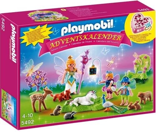 Playmobil 5492 Adventkalender Feeënwereld, Kinderen en Baby's, Speelgoed | Playmobil, Gebruikt, Complete set, Fantasy, Ophalen of Verzenden