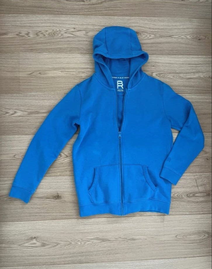 Blue Ridge Denim Vest/Hoodie met rits - Maat 170-176, Ophalen of Verzenden, Gebruikt, Jongen of Meisje, Trui of Vest