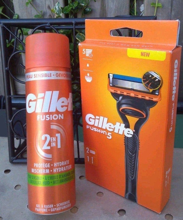 Gillette Fusion 5 scheer set, Verzenden, Nieuw, Gehele gezicht, Overige typen
