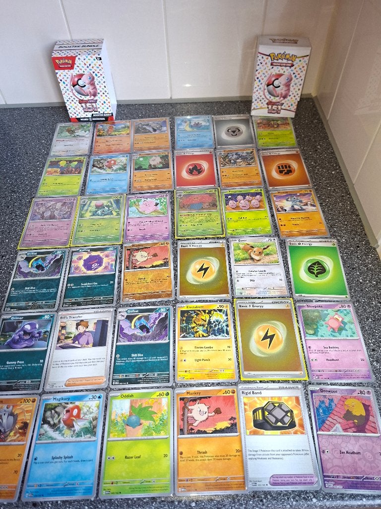 Pokémon kaarten 151 scarlet & violet, Ophalen of Verzenden, Nieuw, Meerdere kaarten, Foil
