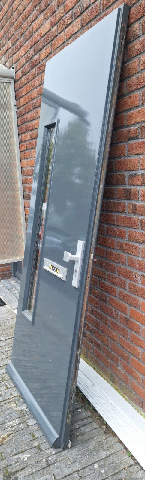 Hardhouten geïsoleerde voordeur, Ophalen, 80 tot 100 cm, 215 cm of meer, Buitendeur