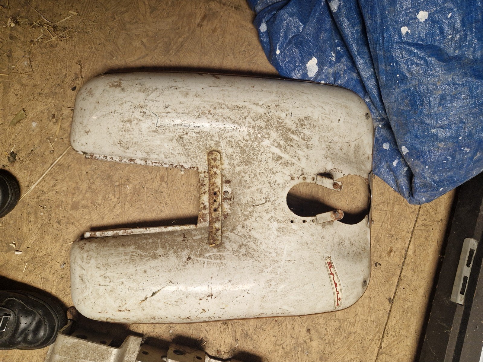 Beenschild sparta oldtimer brommer, Ophalen of Verzenden, Gebruikt, Overige typen, Spartamet