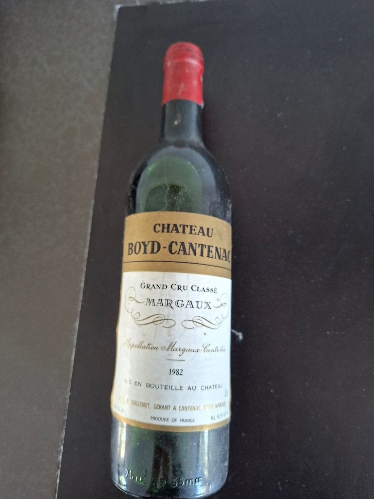 Chateau Boyd-Cantenac Margaux Grand Cru Classé 1982, Ophalen, Frankrijk, Nieuw, Rode wijn
