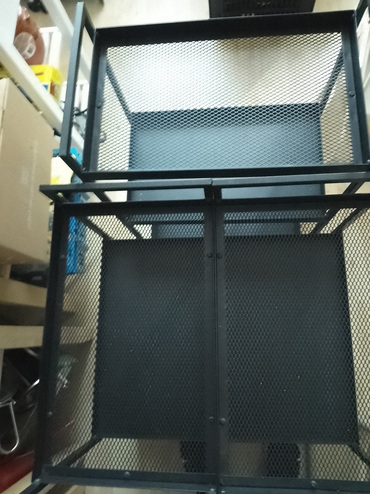 3x IKEA Nissafors Trolley Zwart - Handige Opbergers, Huis en Inrichting, Kasten | Stellingkasten, Ophalen, Zo goed als nieuw