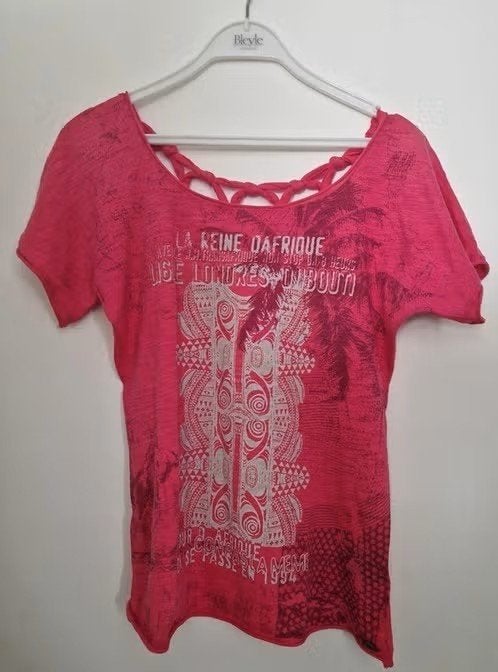 Shirt maat M - vrolijke print - Notthesame, Maat 38/40 (M), Overige kleuren, Ophalen of Verzenden, Zo goed als nieuw