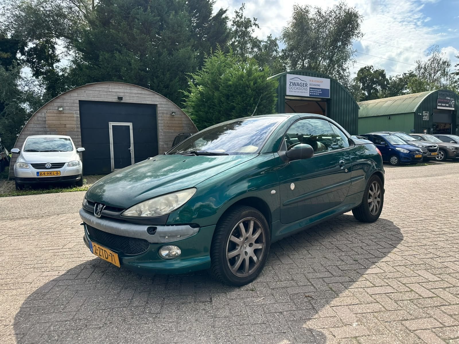 Peugeot 206 CC 1.6-16V Roland Garros, Voorwielaandrijving, Gebruikt, 4 cilinders, Cabriolet