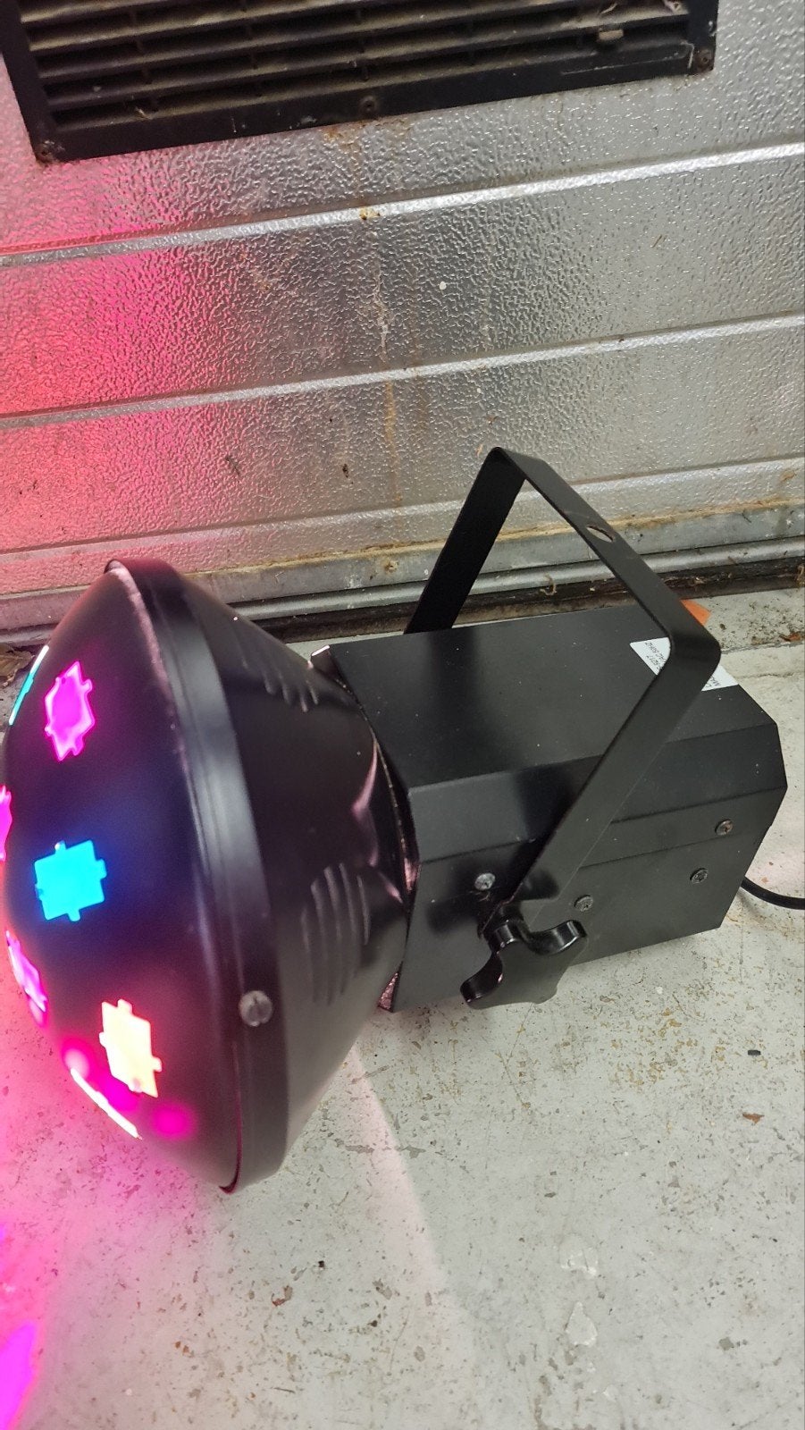 Discolamp met nieuwe lampen, Ophalen, Gebruikt, Licht, Kleur