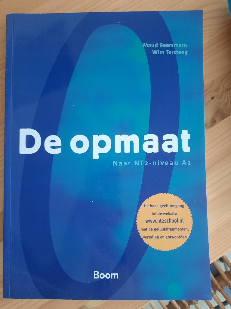 De Opmaat – Nederlands NT2 boek (niveau A2), Boeken, Ophalen, Niet van toepassing, Diverse auteurs, Zo goed als nieuw
