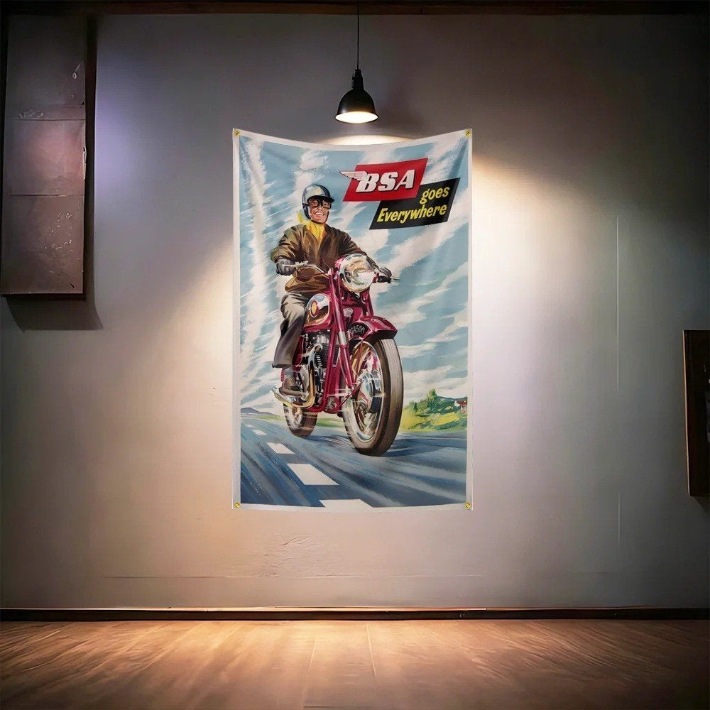 Grote vlaggen BSA Motorcycles (150x90cm), Ophalen of Verzenden, Nieuw