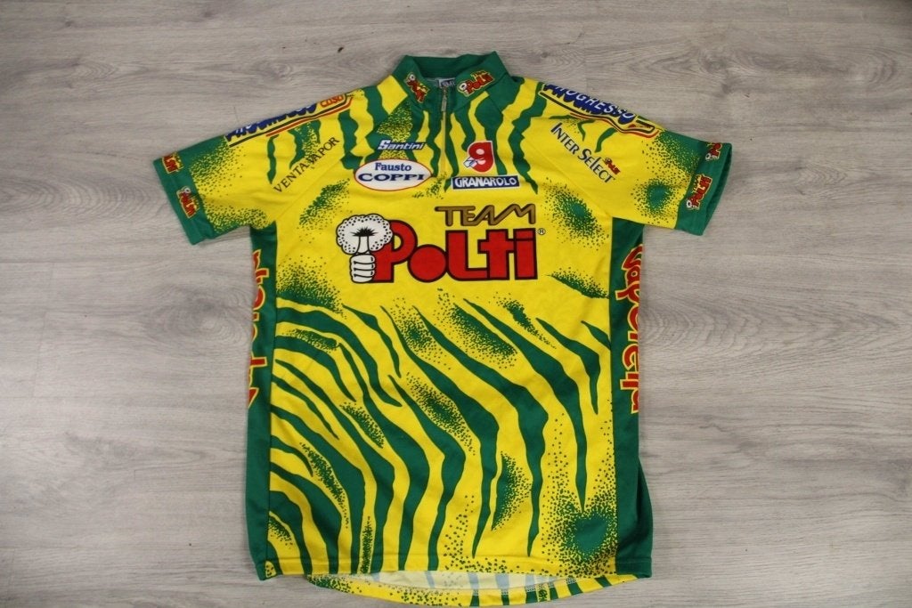 wielershirt / koerstrui Team Polti / Coppi / xxxl / Santini, Fietsen en Brommers, Fietsaccessoires | Fietskleding, Sant, Ophalen of Verzenden