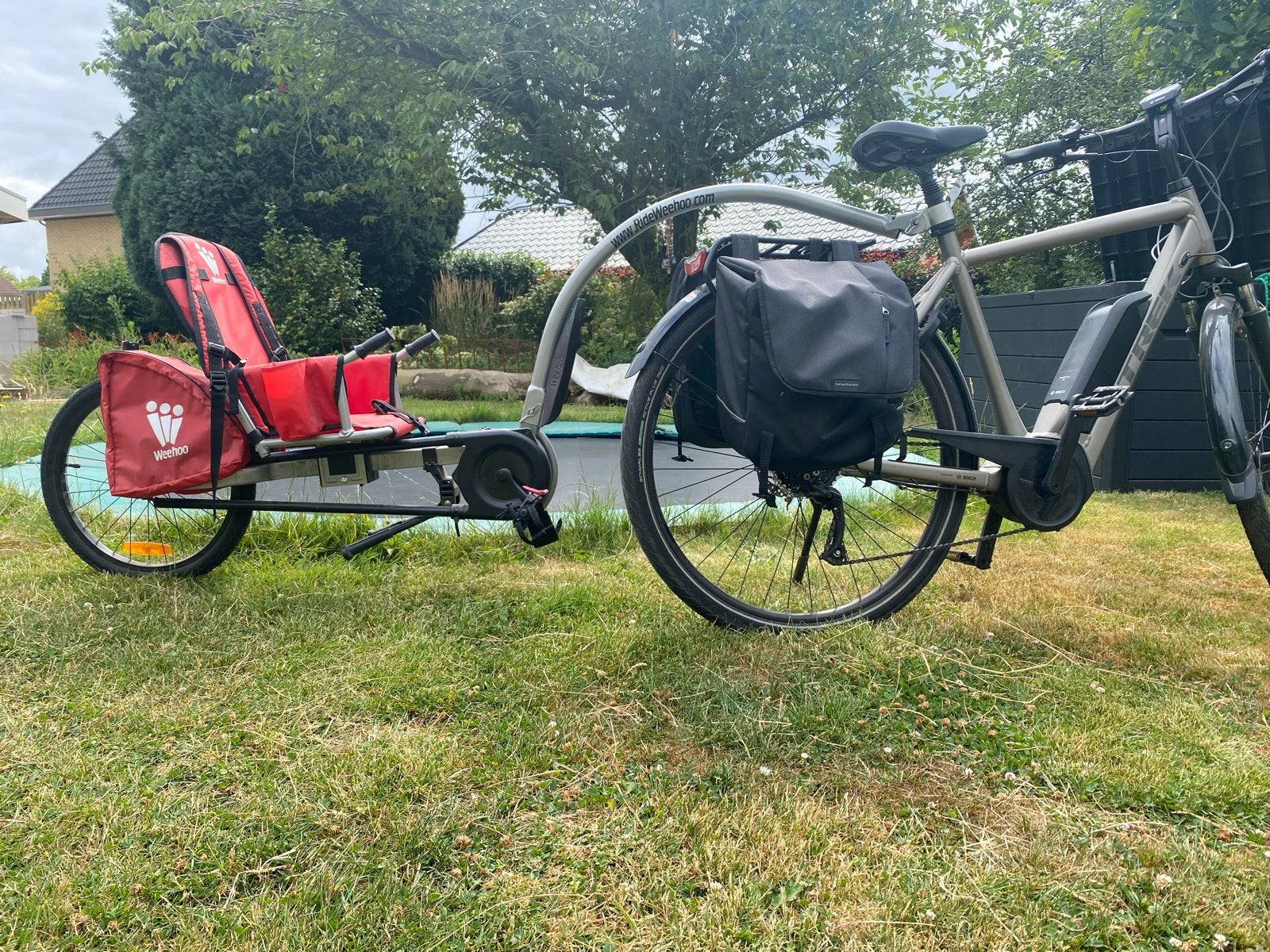 Weehoo aanhangfiets - Kinderkar, Ophalen, Gebruikt, Aanhangfiets, Minder dan 20 kg