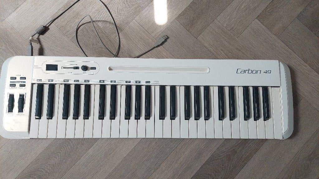 Midi Keyboard Samson Carbon 49 USB, Midi-aansluiting, Zo goed als nieuw, Ophalen, 49 toetsen