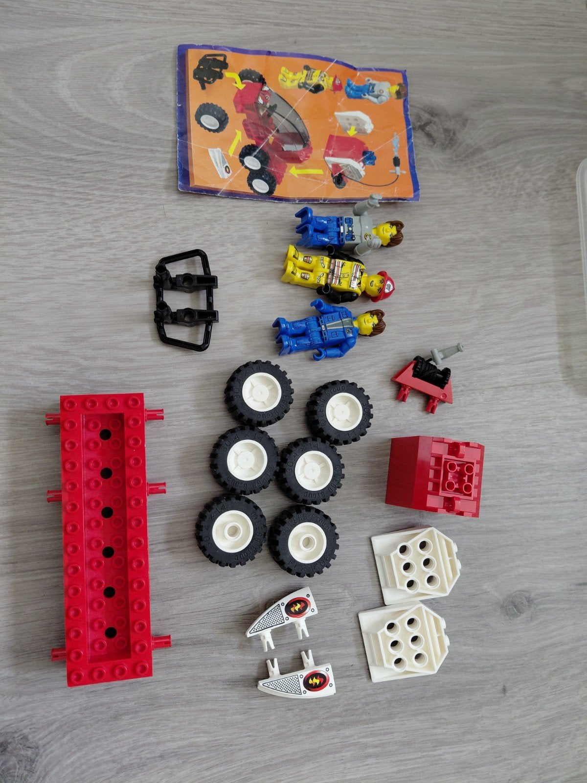 lego 4605 fire response suv jack stone, Ophalen of Verzenden, Gebruikt, Lego