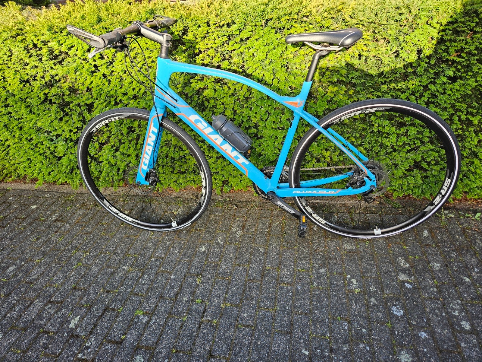Giant FastRoad SLR 2 racefiets + Bell helm - goede staat, Fietsen en Brommers, Fietsen | Racefietsen, Ophalen, Aluminium, Meer dan 20 versnellingen