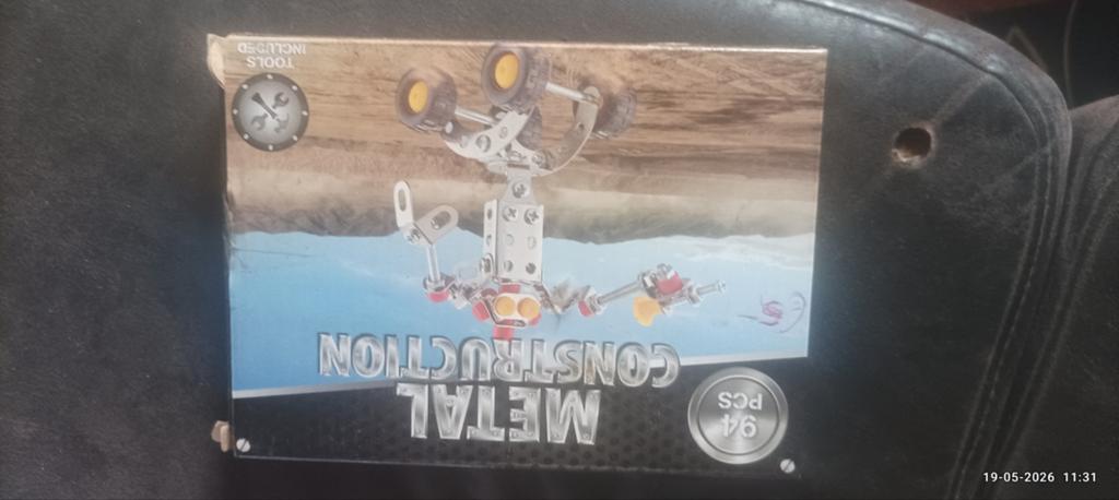 Metal Construction Set - 94 onderdelen, Ophalen of Verzenden, Zo goed als nieuw