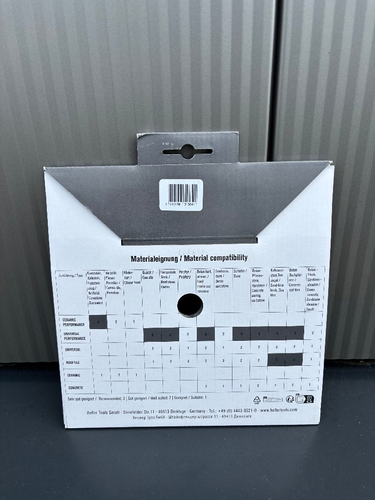 Heller Diamantzaagblad voor Droogzagen – 230 x 22.23mm, Minder dan 30 mm, Heller, Overige typen, Nieuw