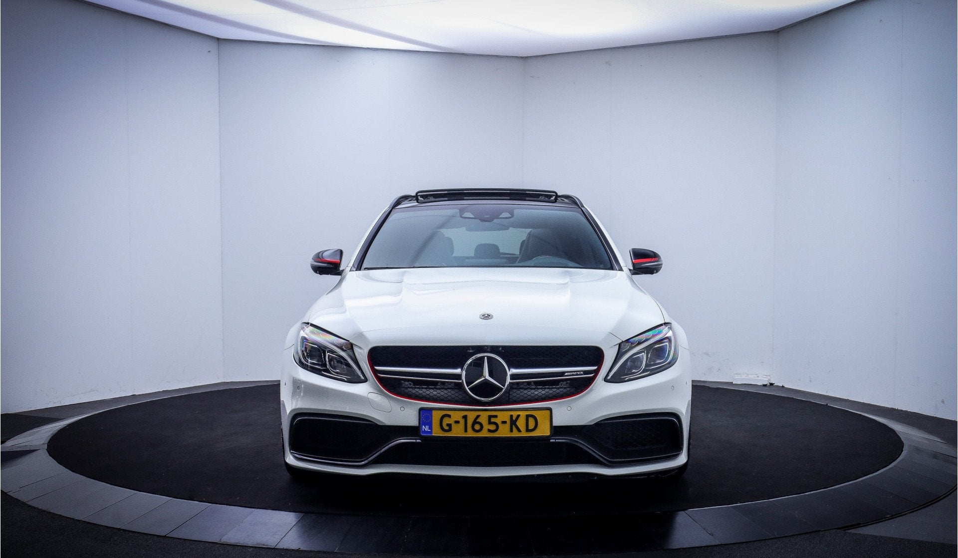 Mercedes-Benz C-Klasse Estate AMG 63 S Edition 1 VOL.OPTIES, Auto's, Start-stop-systeem, Achterwielaandrijving, Gebruikt, Wit