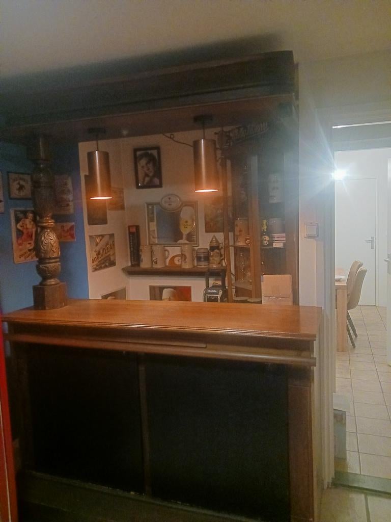 Gezellige bar voor mancave of andere doeleinden, Ophalen