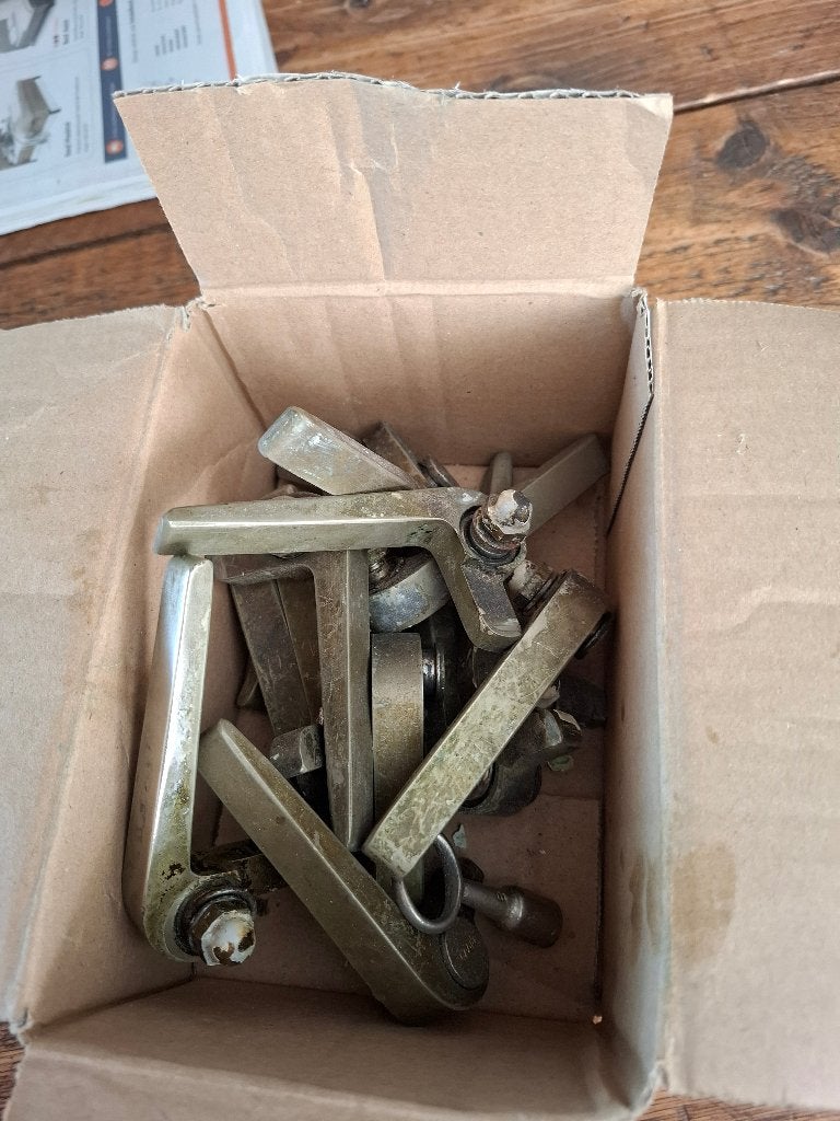 Braat messing raamboompjes, Ophalen of Verzenden, Gebruikt, Koper of Messing, Overige typen