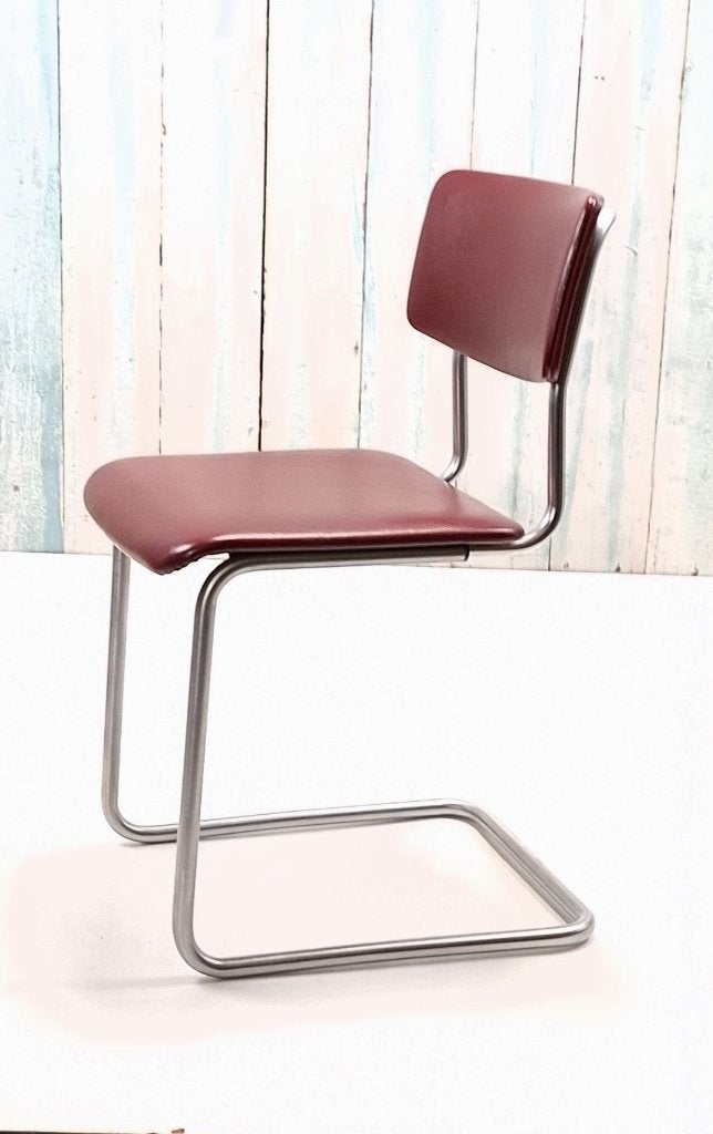 Vintage Gispen 1121 stoel, Ophalen, Gebruikt, Gispen, Vijf, Zes of meer stoelen